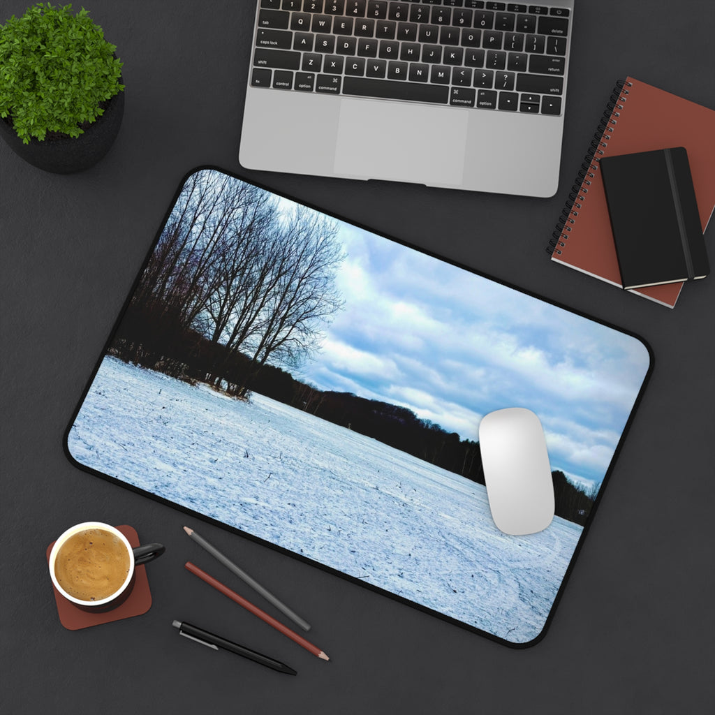 "Snow Fields" Desk Mat