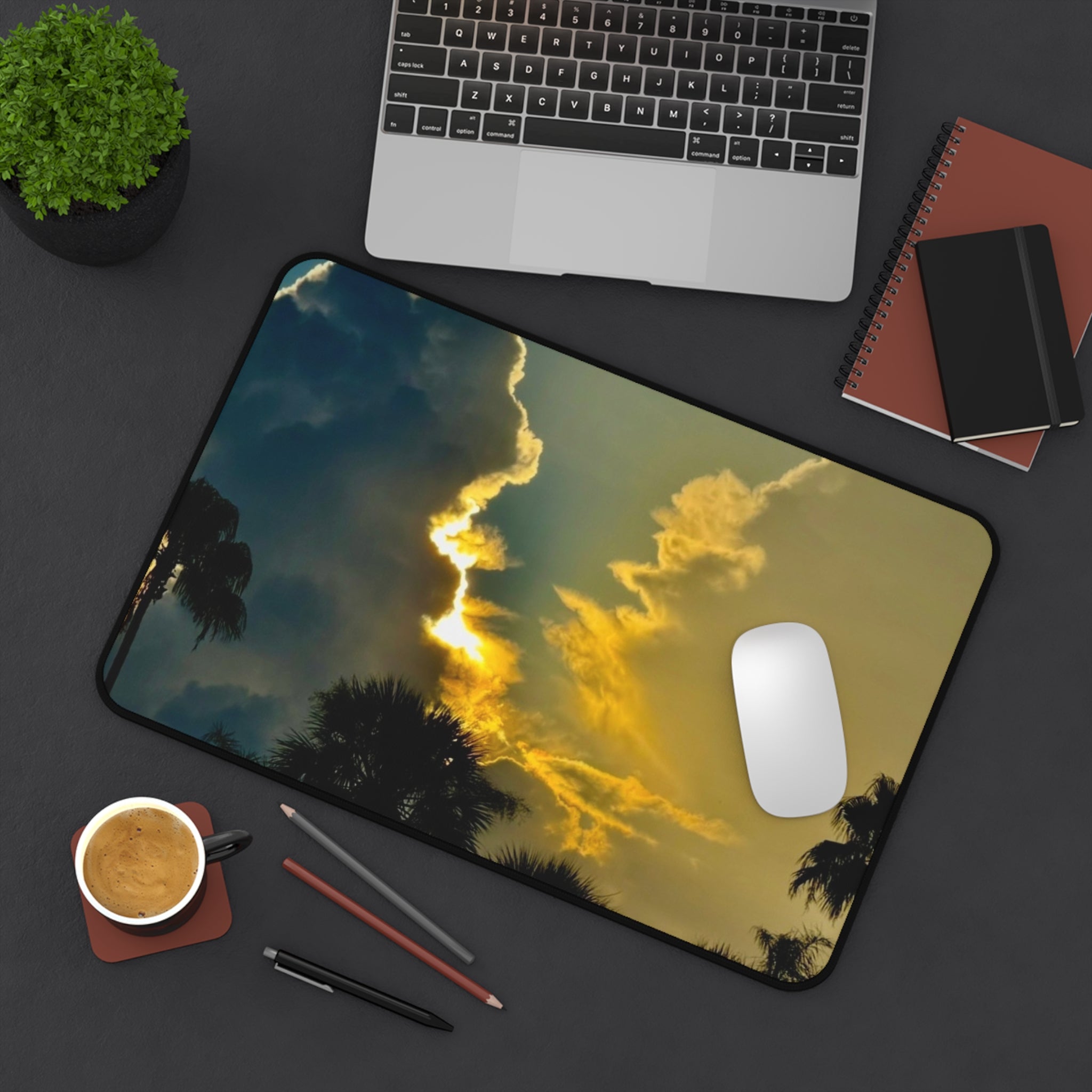 "Tropical Ember" Desk Mat