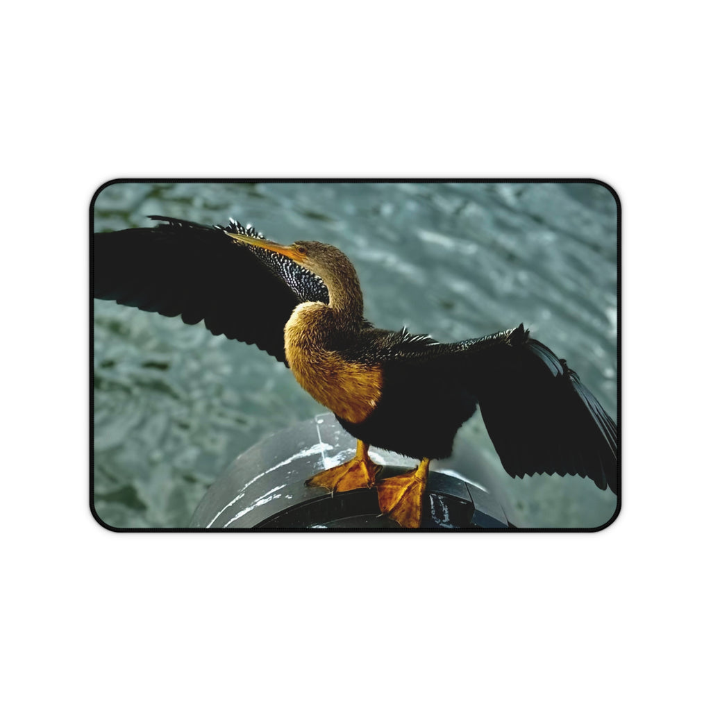 "Sunlit Sentinel" Desk Mat