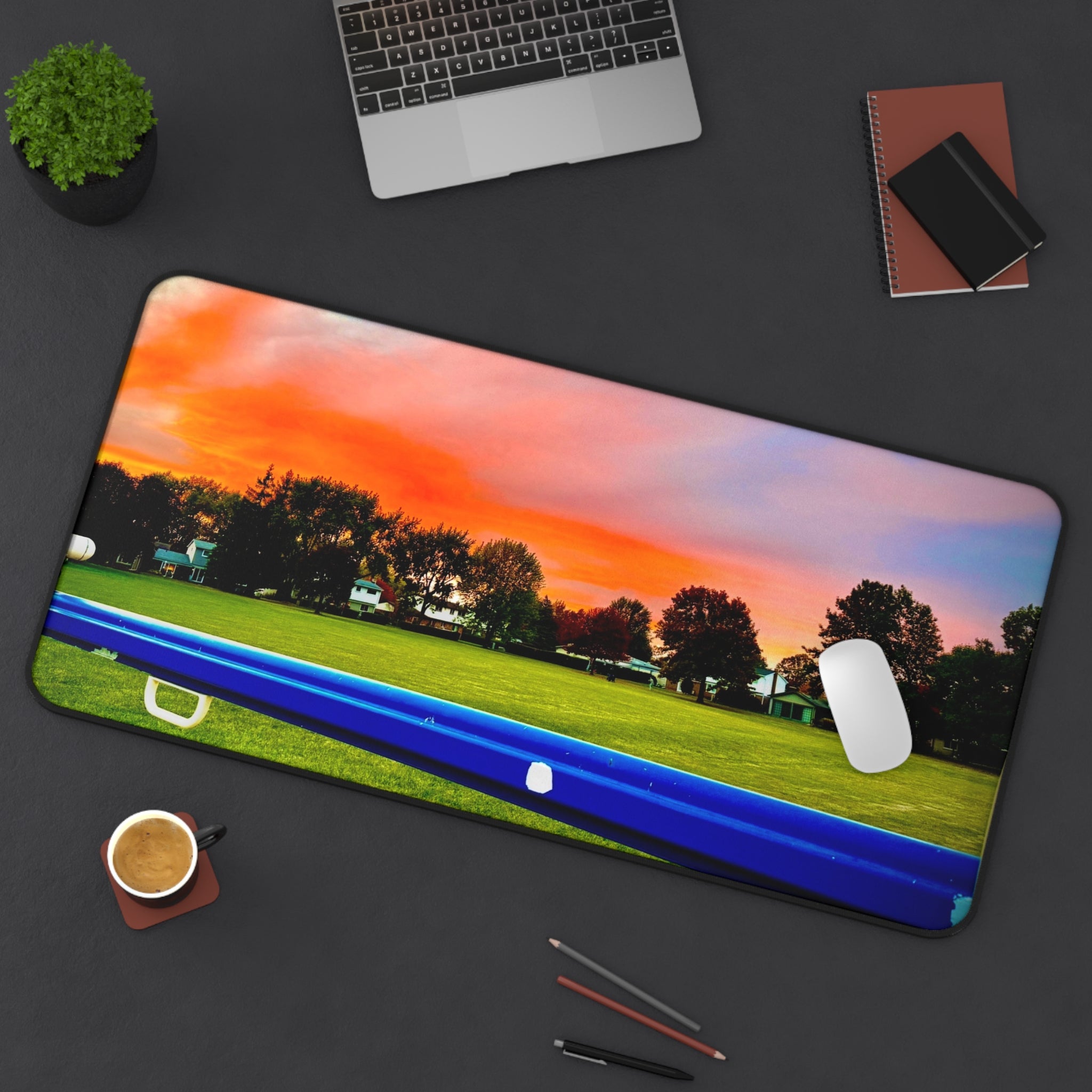 "The Orange Sunset" Desk Mat