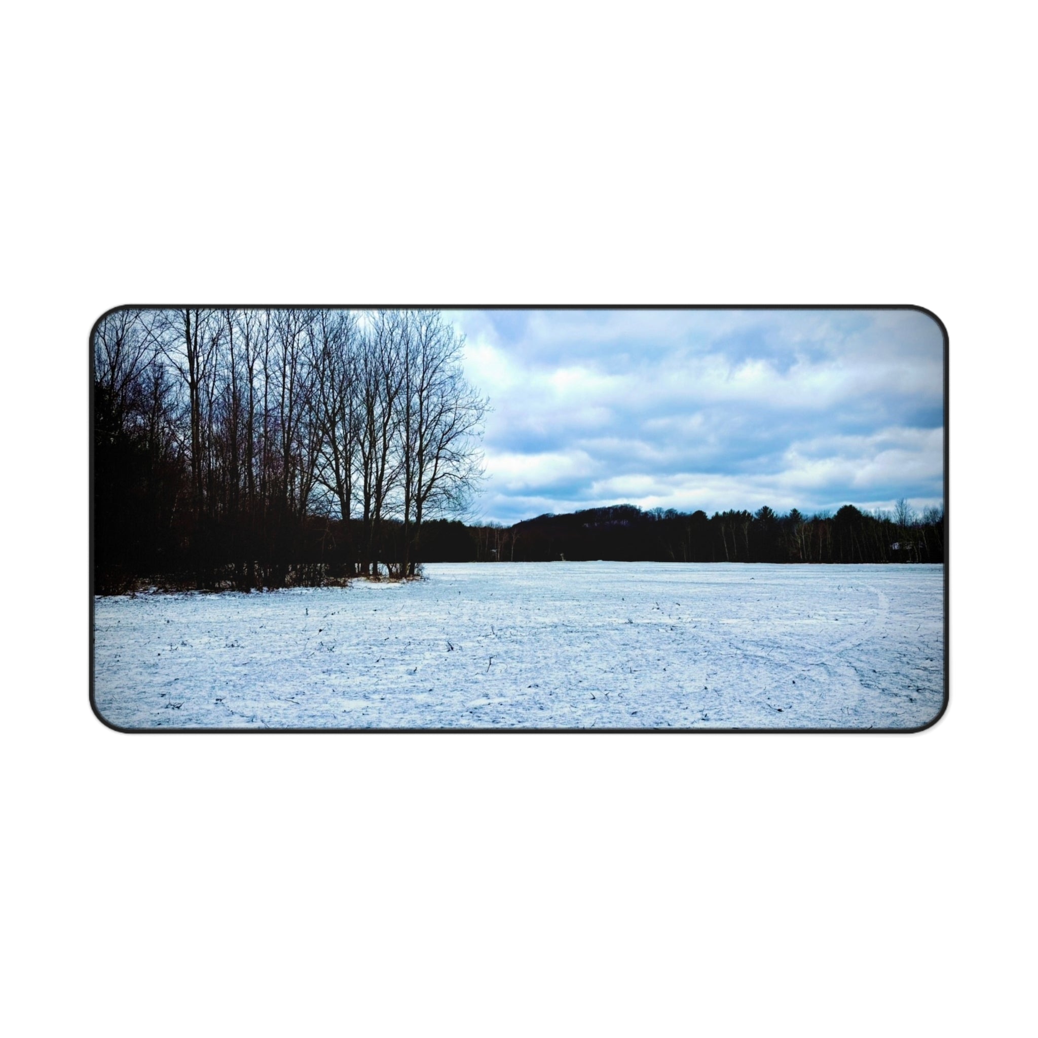 "Snow Fields" Desk Mat