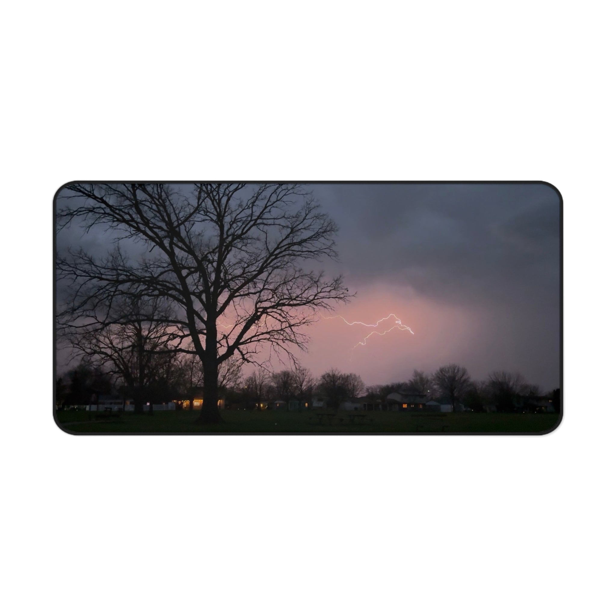 "Cherry Lightning" Desk Mat