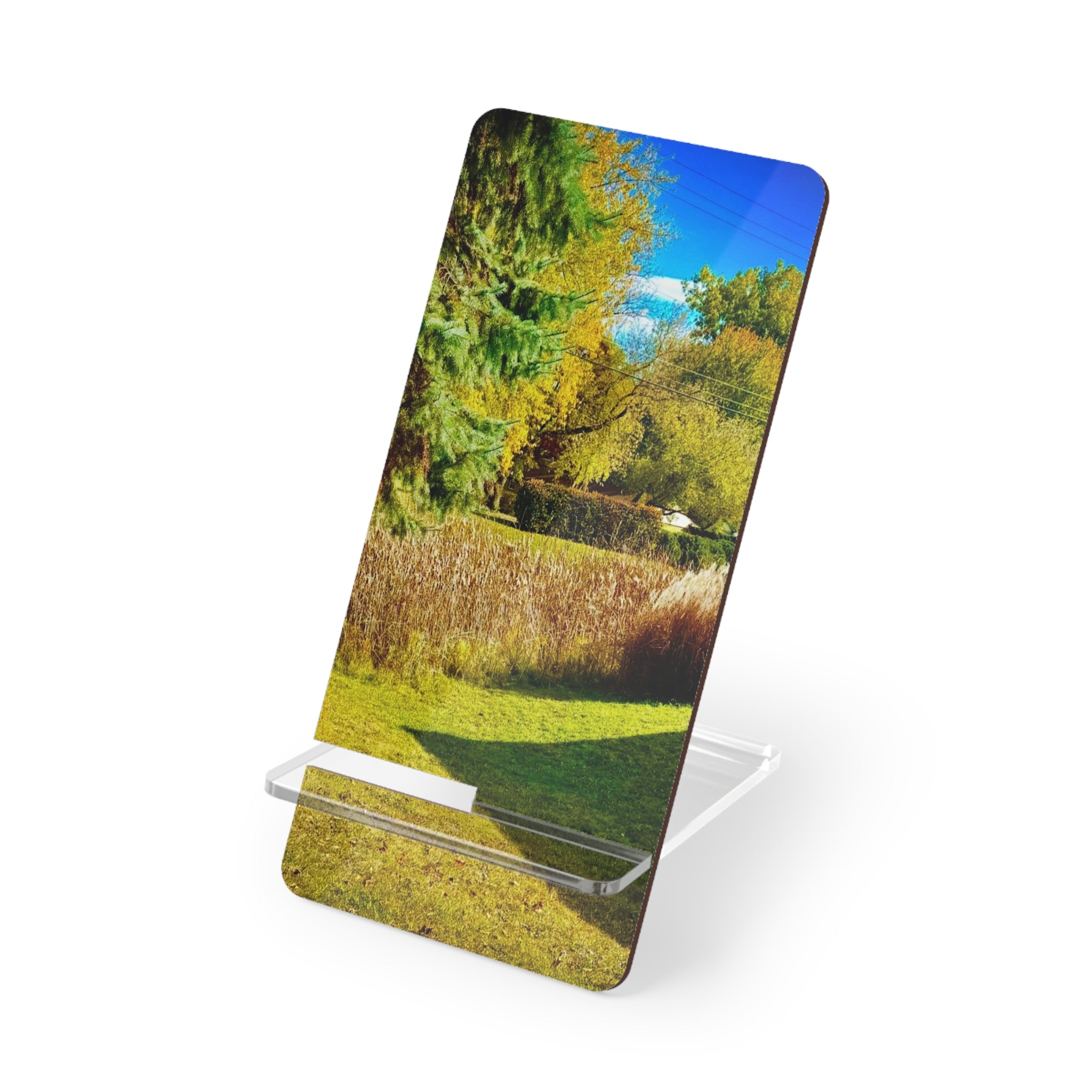 "Golden Reeds" Phone Stand