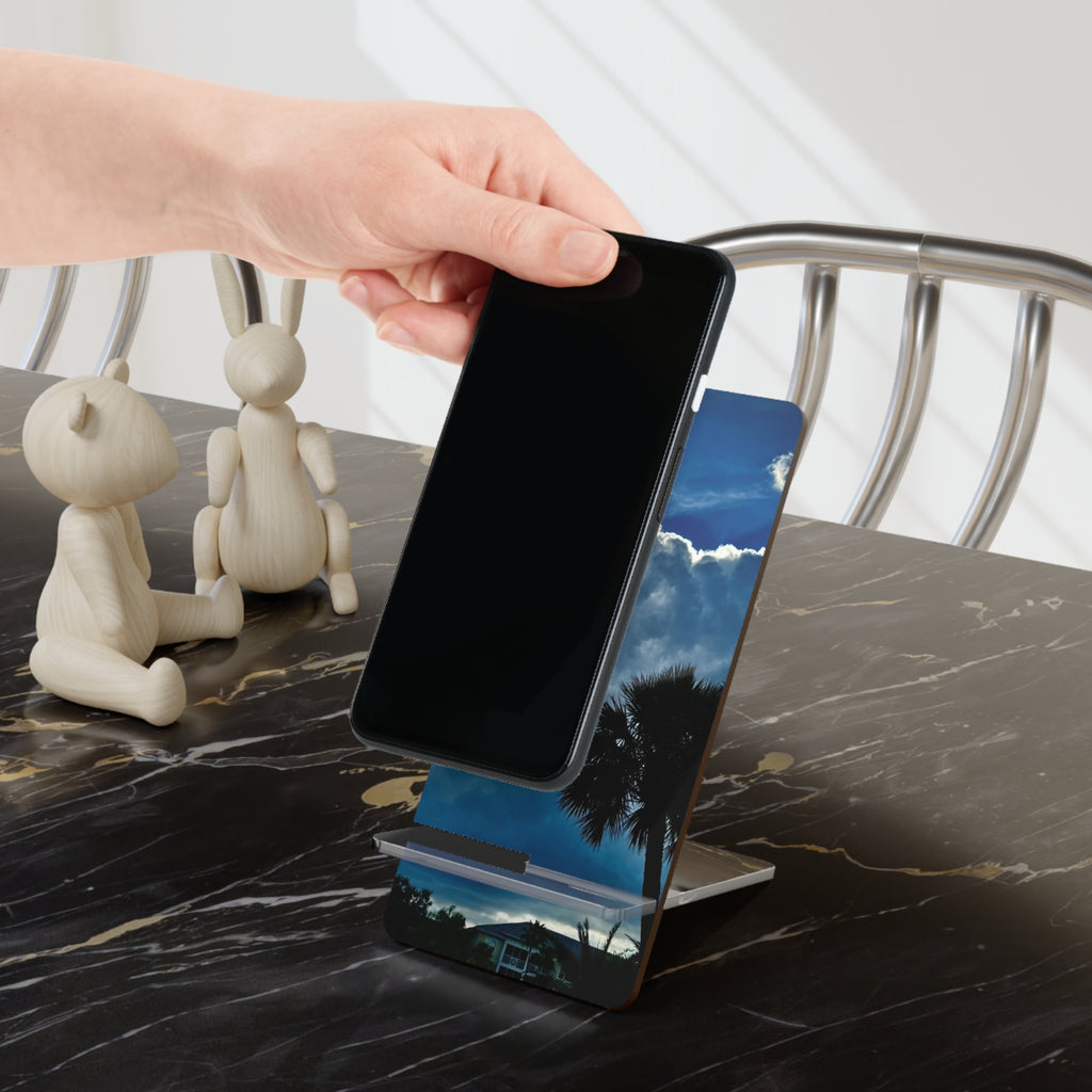 "Sun Blocker" Phone Stand
