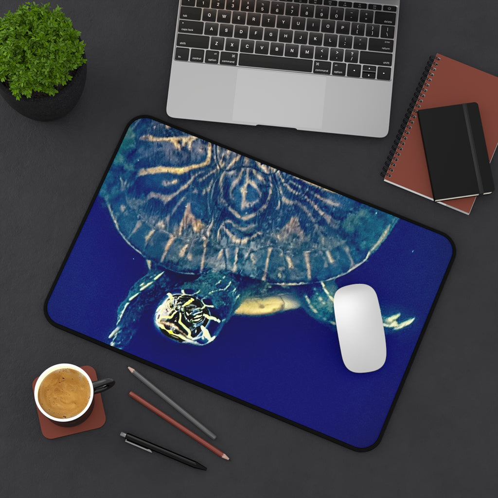 "Curious Turtle" Desk Mat