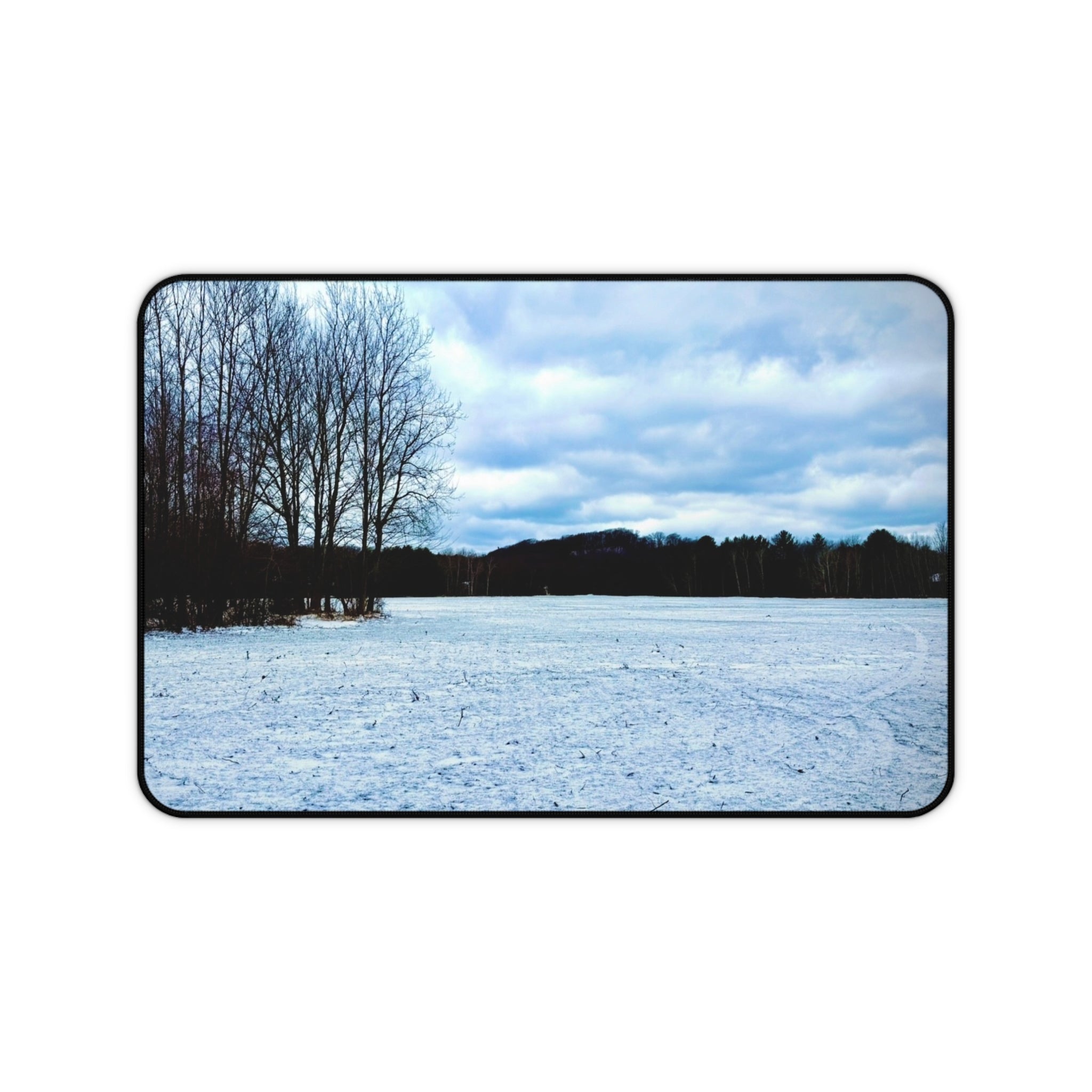 "Snow Fields" Desk Mat