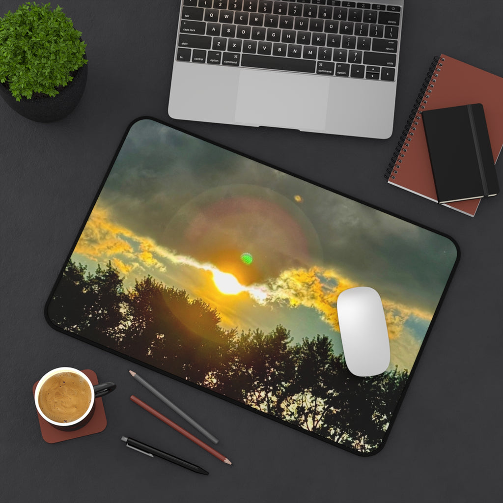 "Golden Haze" Desk Mat