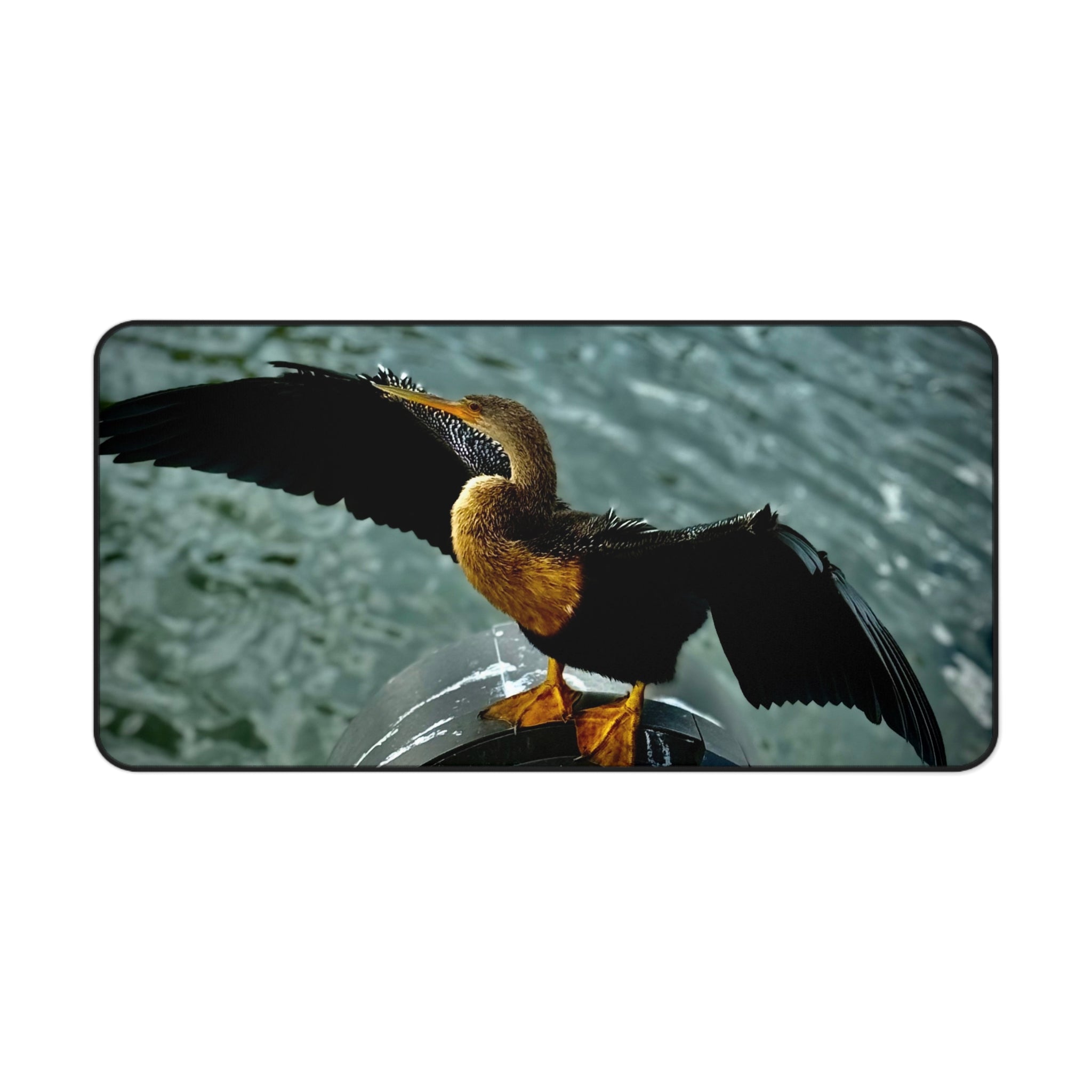 "Sunlit Sentinel" Desk Mat