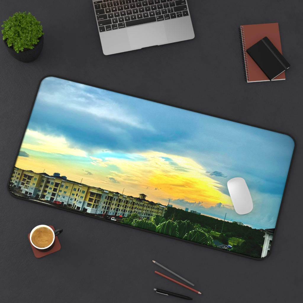 "High-Rise Horizon" Desk Mat