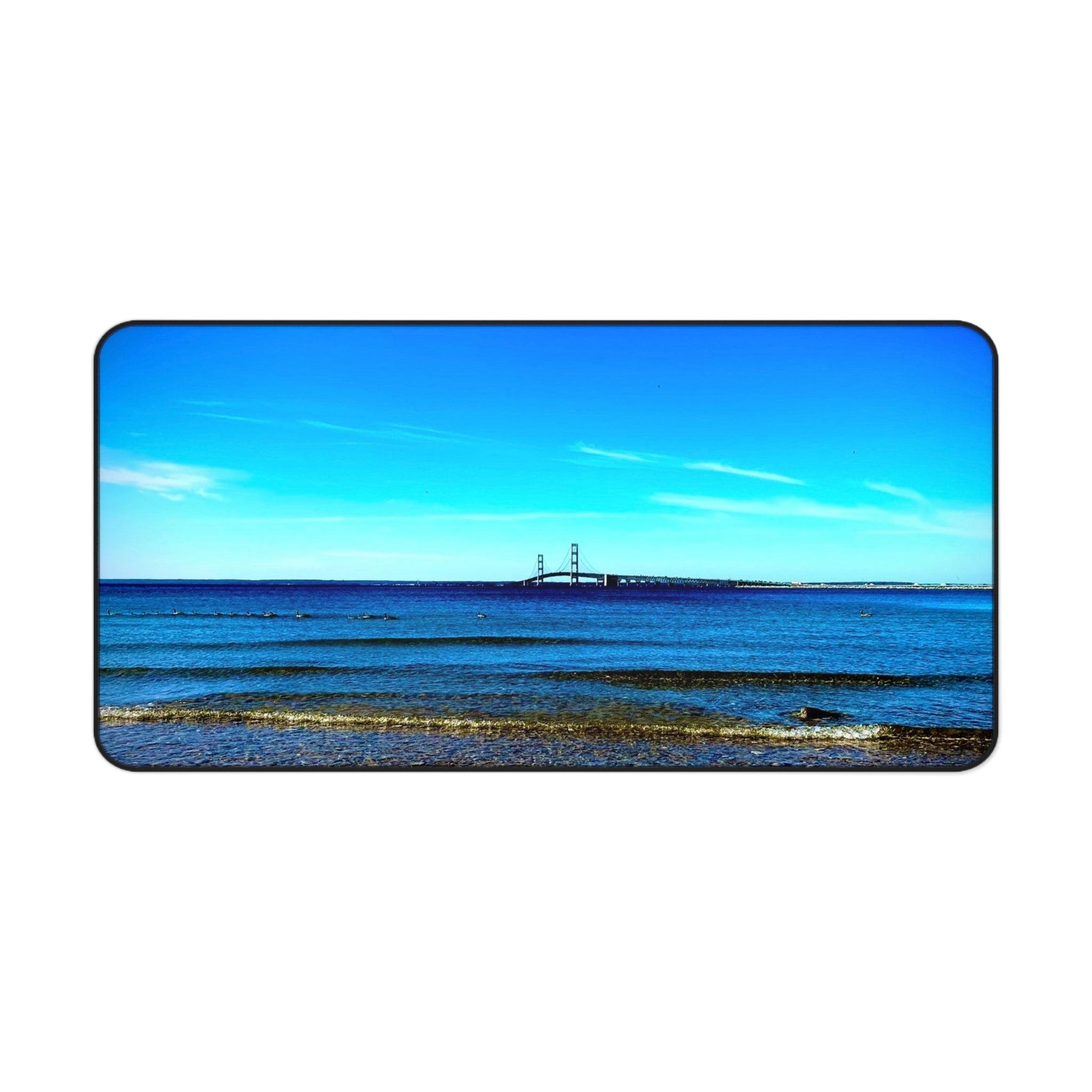 "Bridged Horizon" Desk Mat