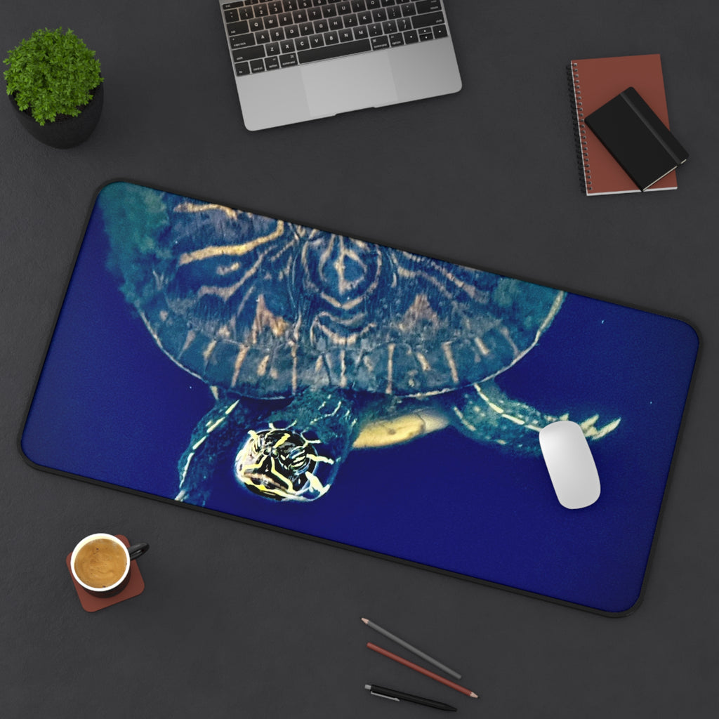 "Curious Turtle" Desk Mat