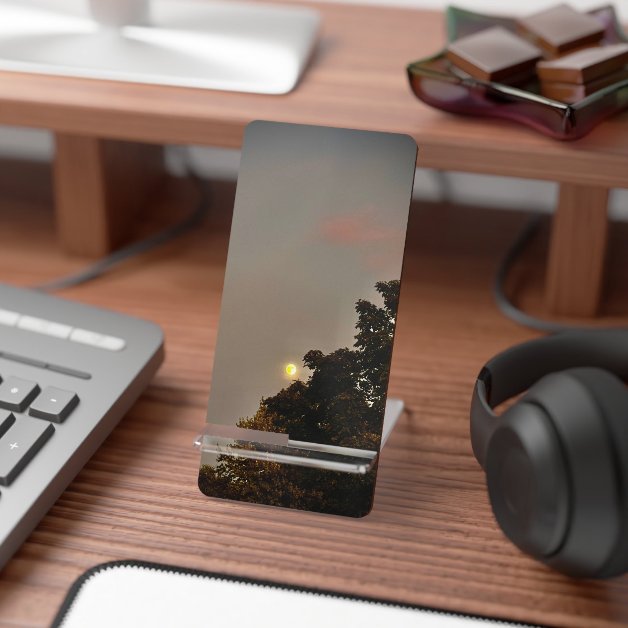 "Behind The Branches" Phone Stand