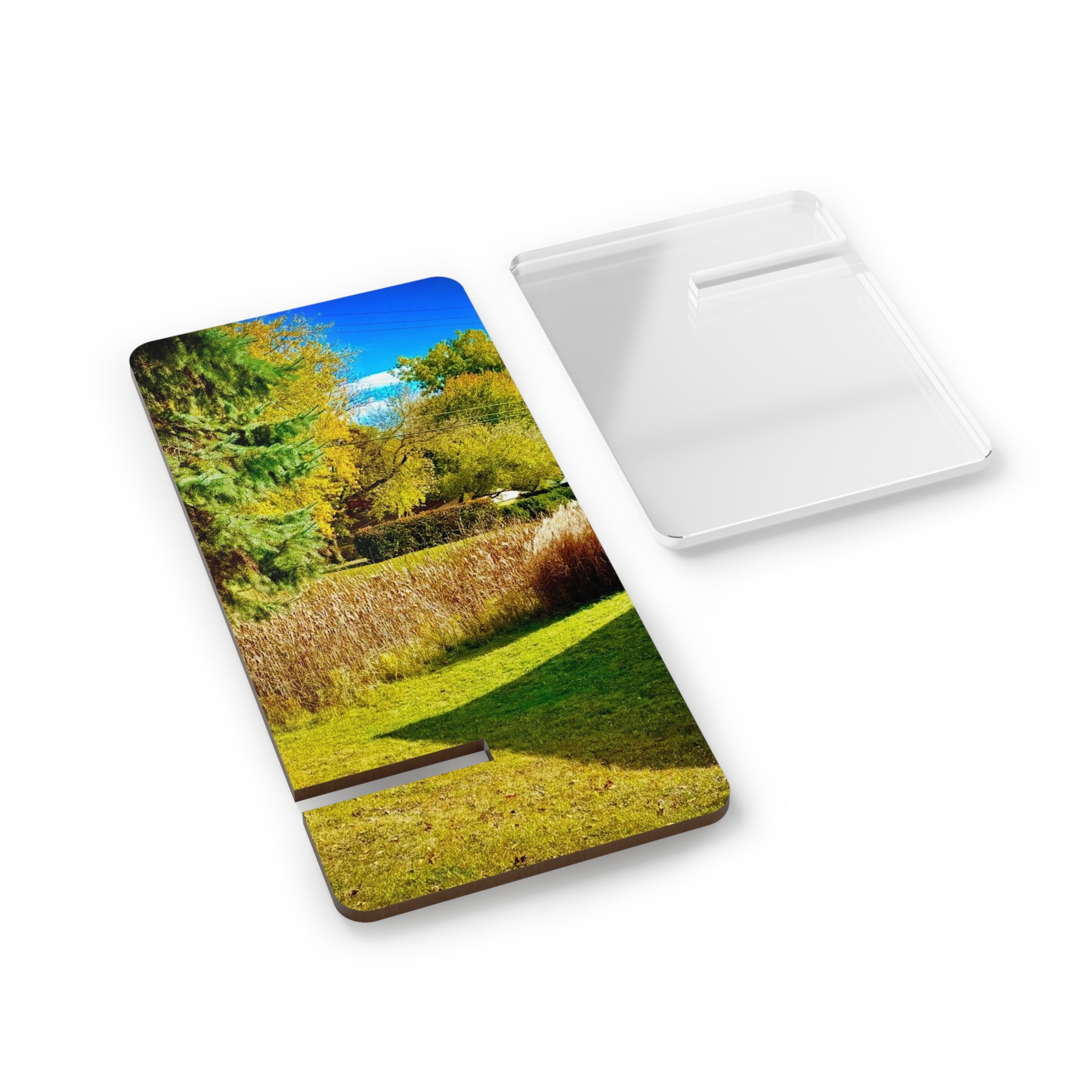 "Golden Reeds" Phone Stand