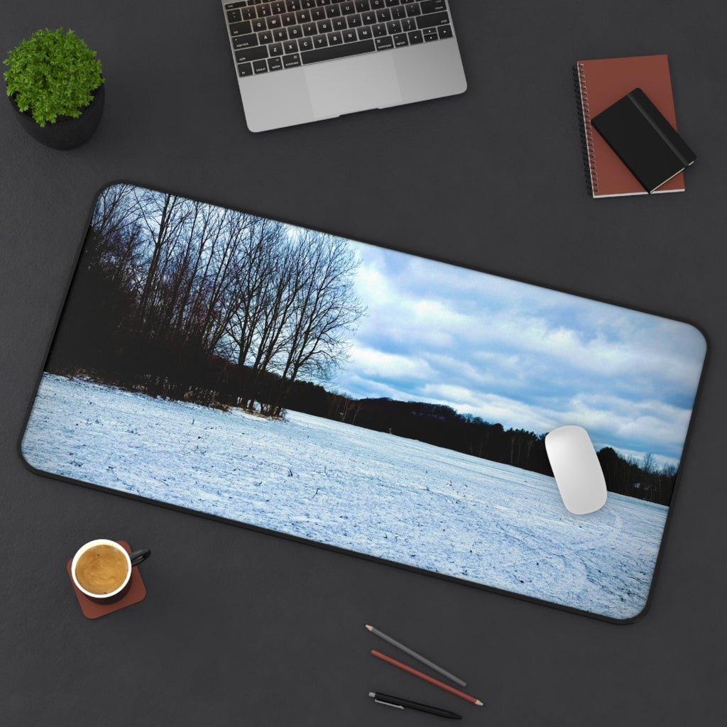 "Snow Fields" Desk Mat