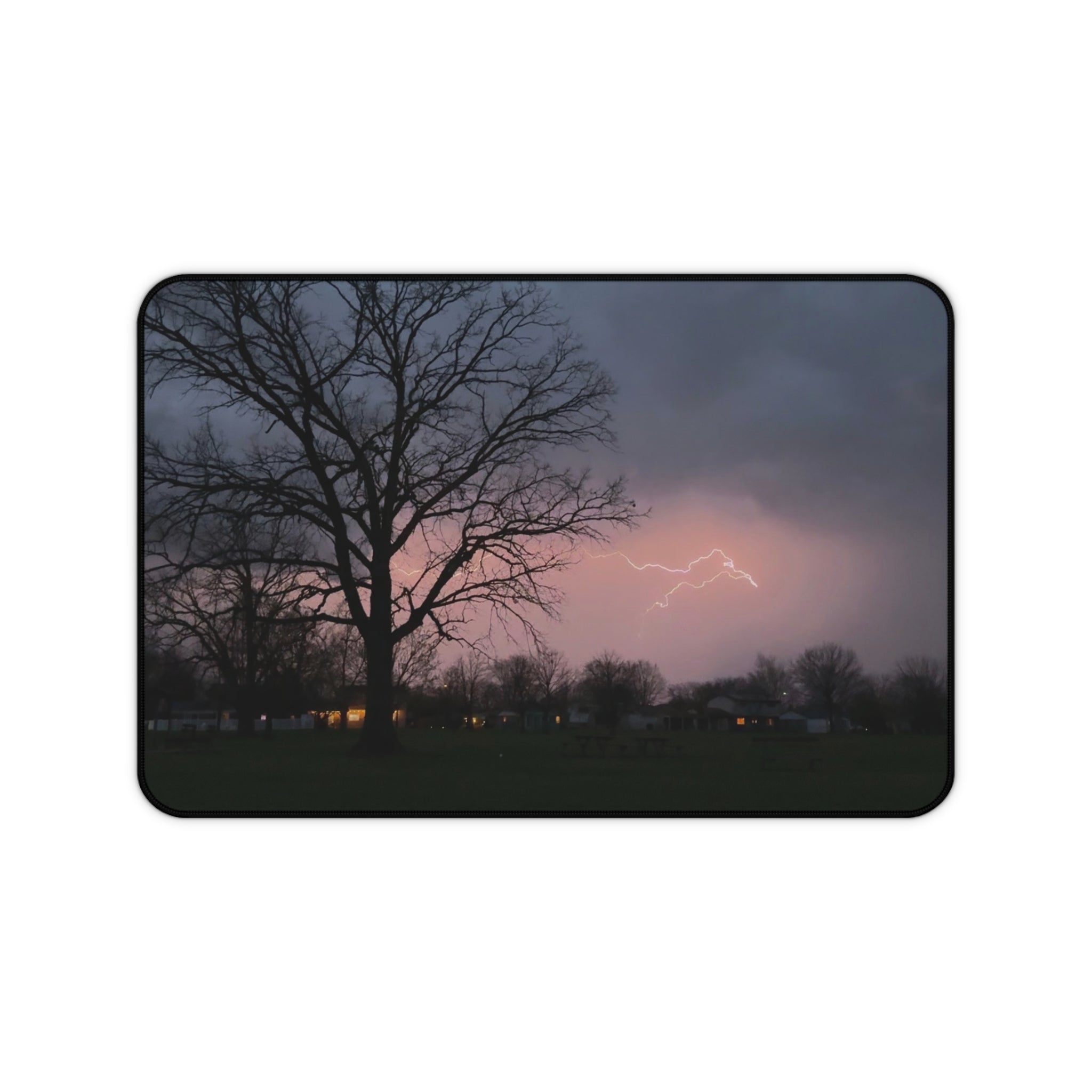 "Cherry Lightning" Desk Mat