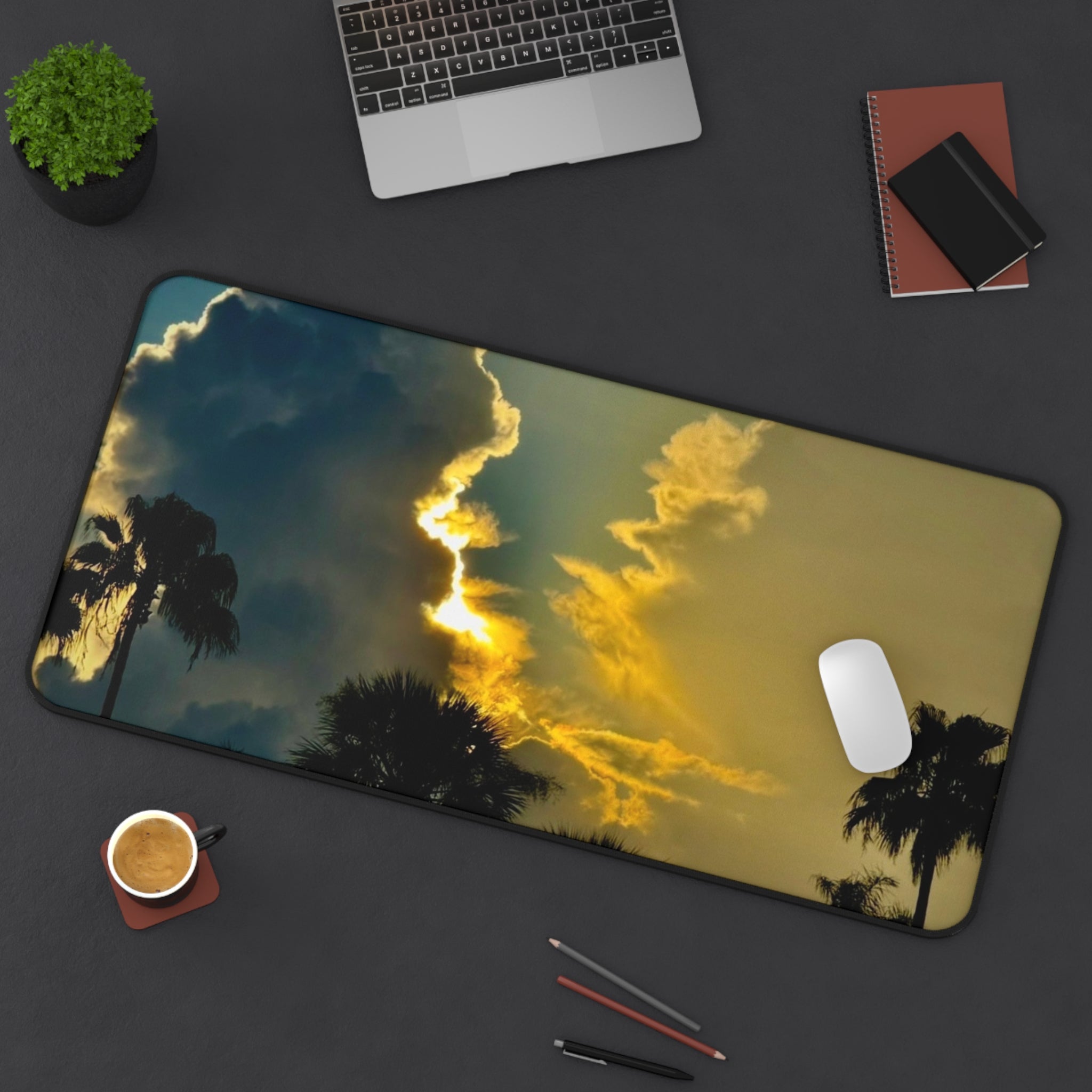 "Tropical Ember" Desk Mat