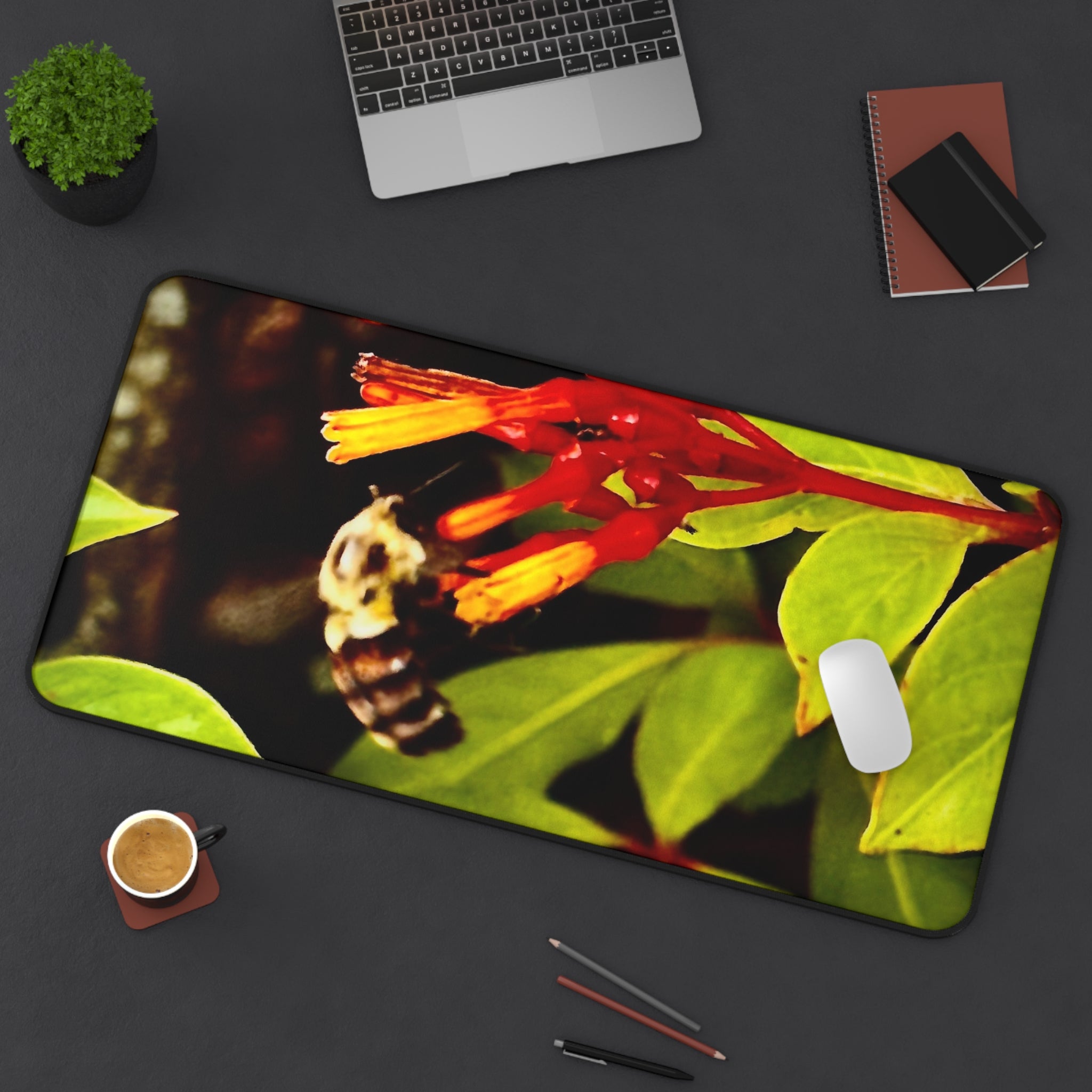 "Blossom Bee" Desk Mat