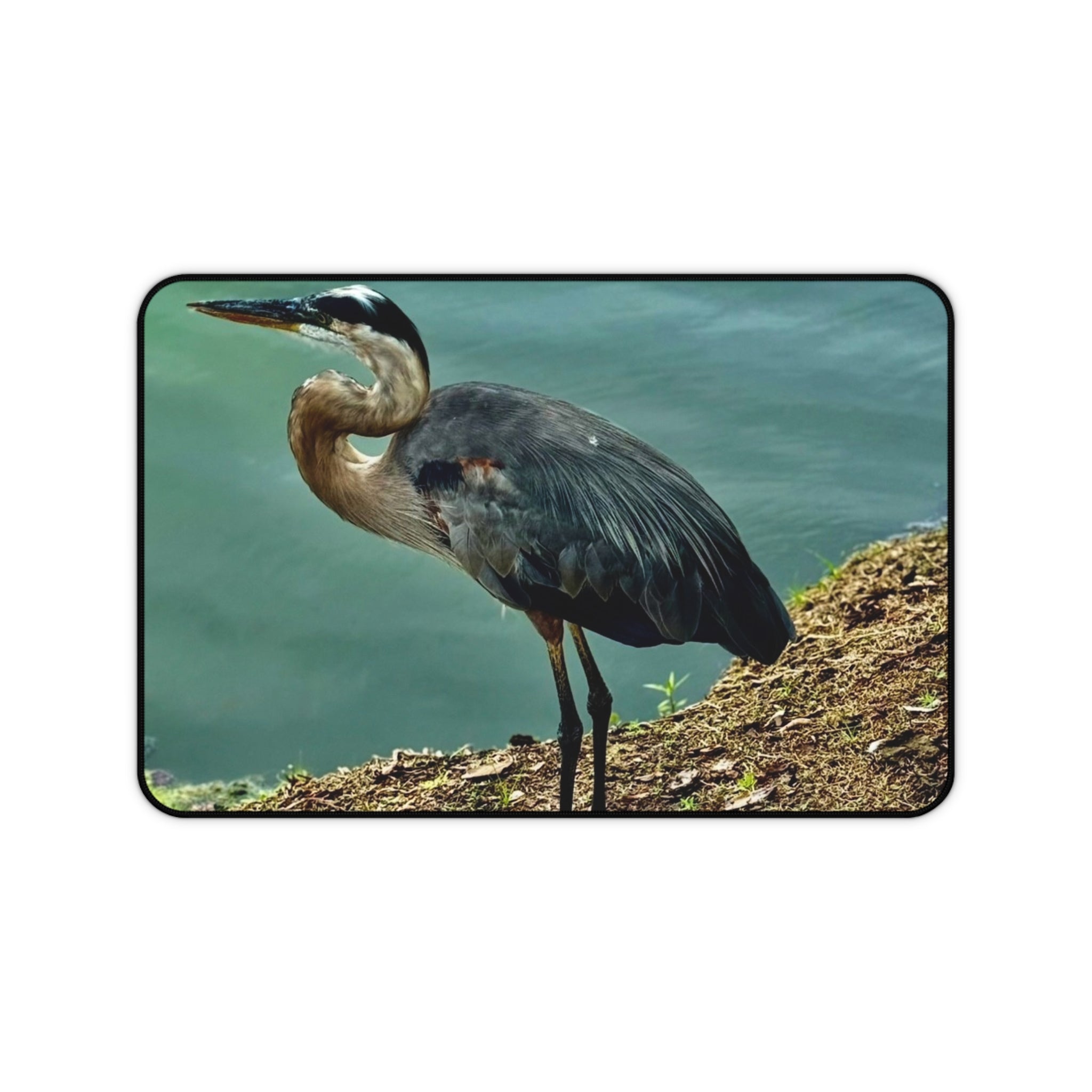 "Shoreline Elegance" Desk Mat