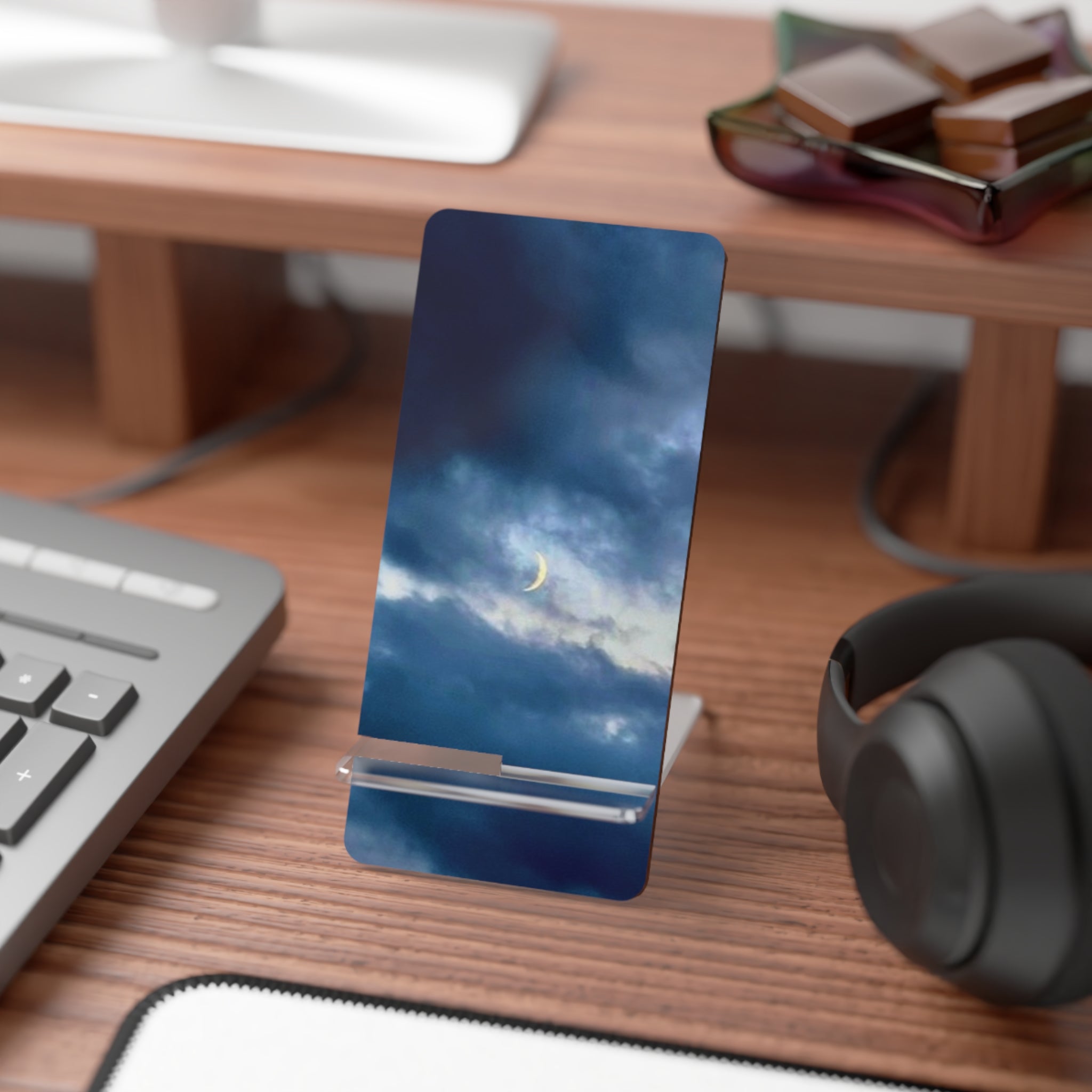 "Midnights Curtain" Phone Stand