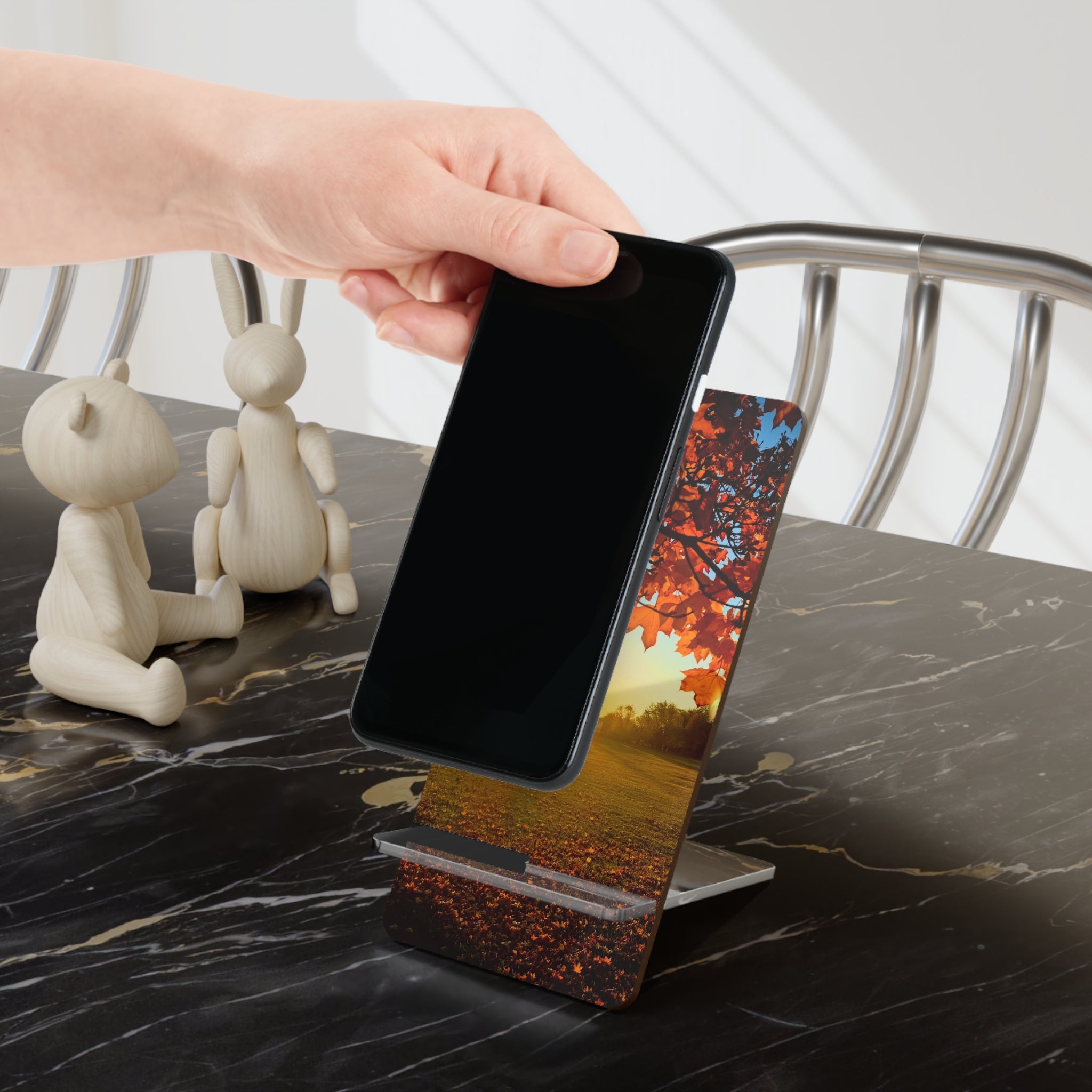 "October Glow" Phone Stand