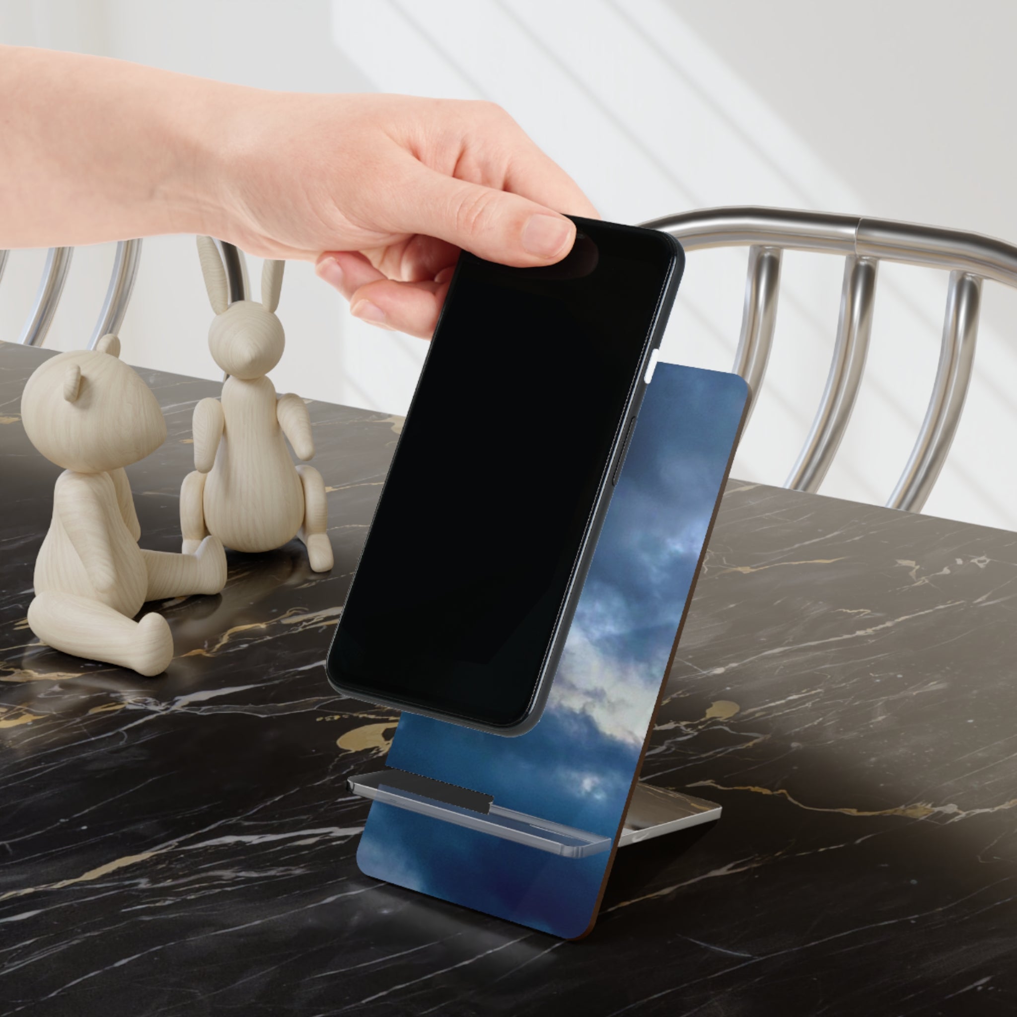 "Midnights Curtain" Phone Stand