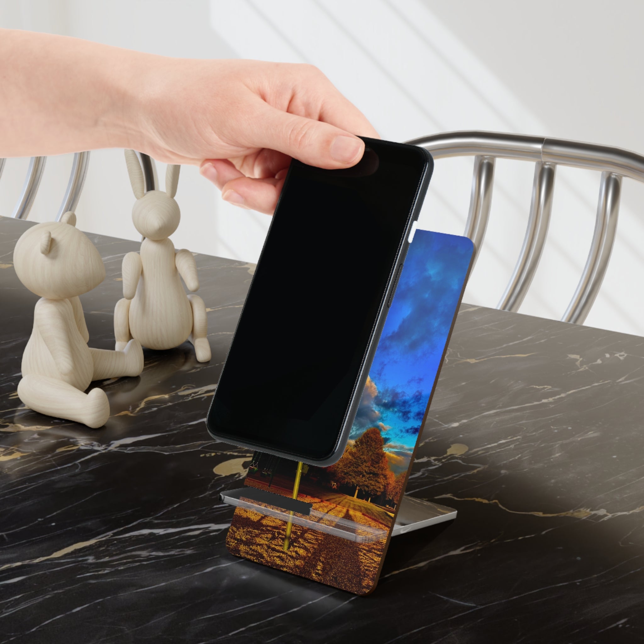 "A Place To Pause" Phone Stand